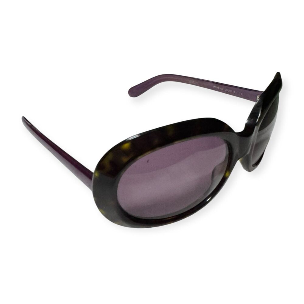 Vera Wang Juliette 1 Sunglasses Purple Tortoise Shell Shades‎ 132mm